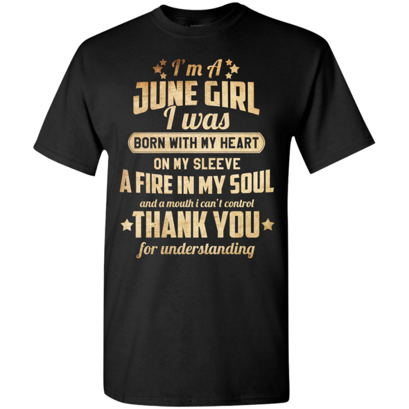 Newly Published **June Girl With Heart & Soul** Shirts & Hoodies