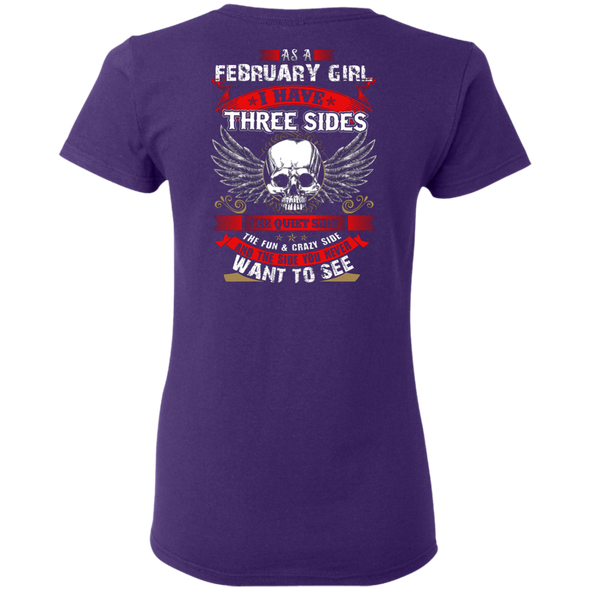 Limited Edition **February Girl With Three Sides** Shirts & Hoodies