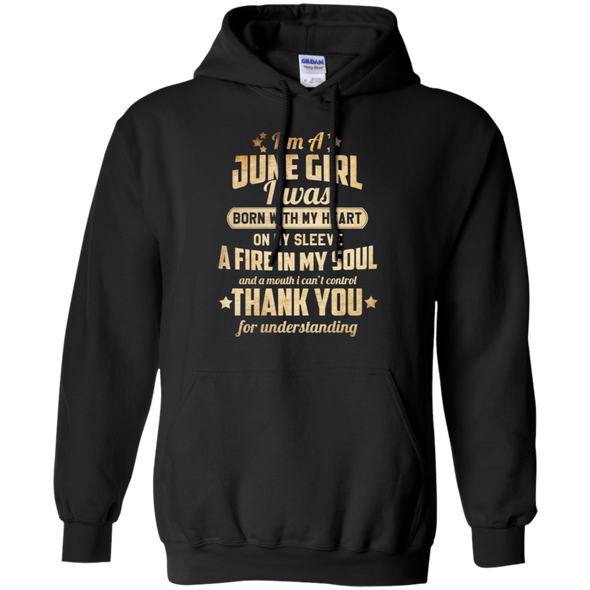 Newly Published **June Girl With Heart & Soul** Shirts & Hoodies