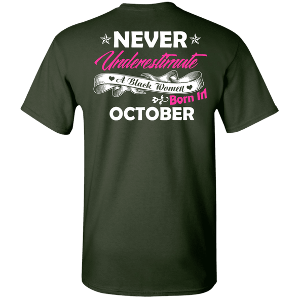 Limited Edition **Black Women Born In October** Shirts & Hoodies