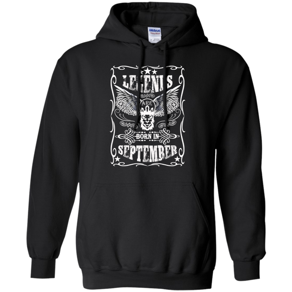 Newly Launched **Legends Are Born In September** Shirts & Hoodies
