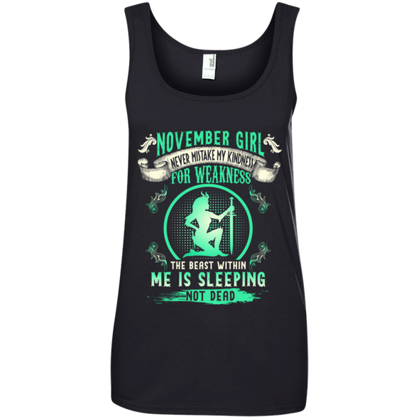 Limited Edition **Sleeping Beast November Girl** Shirts & Hoodies