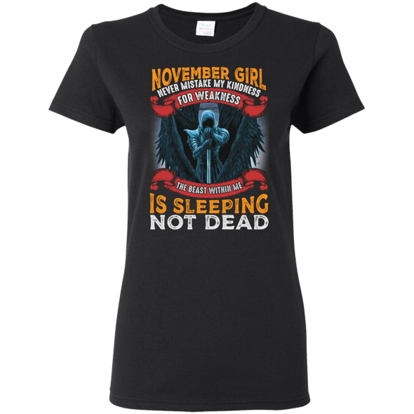 Never Mistake Kindness Of November Girl