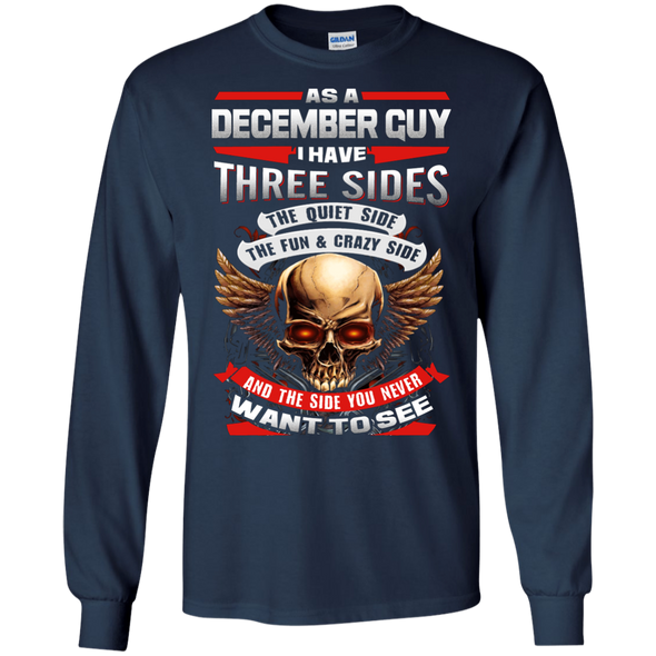 Limited Edition **December Born Guy With Three Side** Shirts & Hodiee