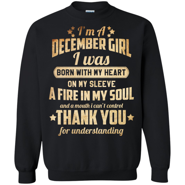 Newly Published **December Girl With Heart & Soul** Shirts & Hoodies
