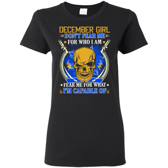 Limited Edition **Don't Fear December Girl** Shirts & Hoodies