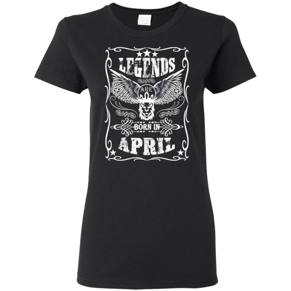 Newly Launched **Legends Are Born In April** Shirts & Hoodies