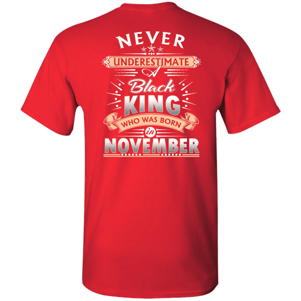 Limited Edition November Black King Shirts & Hoodies