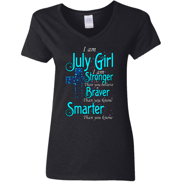 Limited Edition **Strong Brave Smarter July Girl** Shirts & Hoodies