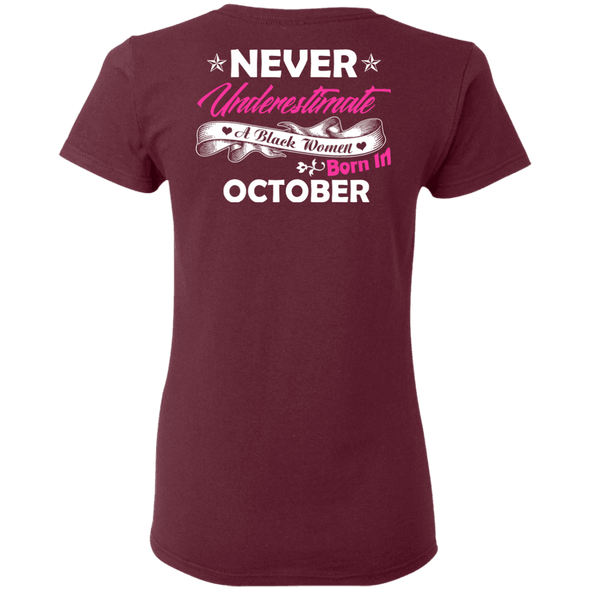 Limited Edition **Black Women Born In October** Shirts & Hoodies