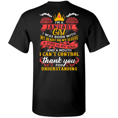 Back Print **January Girl** Perfect Shirts & Hoodies