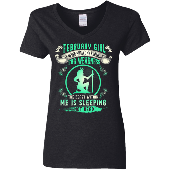 Limited Edition **Sleeping Beast February Girl** Shirts & Hoodies