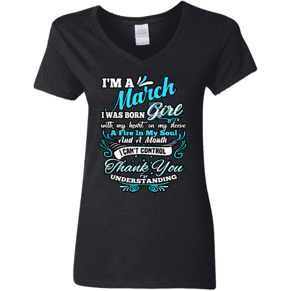 Latest Edition **March Girl With Fire In A Soul** Shirts & Hoodies