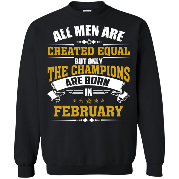 Limited Edition **Champions Are Born In February** Shirts & Hoodies