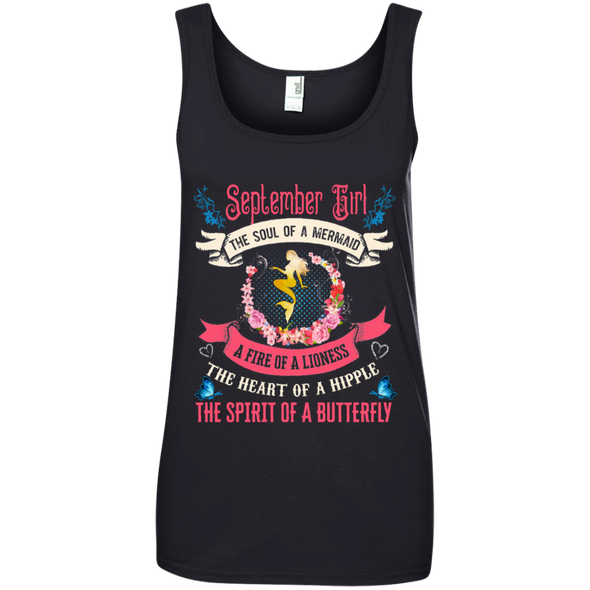 Limited Edition **September Girl With Soul Of Mermaid** Shirts & Hoodies