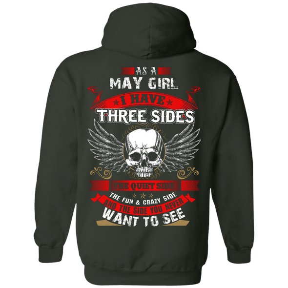 Limited Edition **May Girl With Three Sides** Shirts & Hoodies