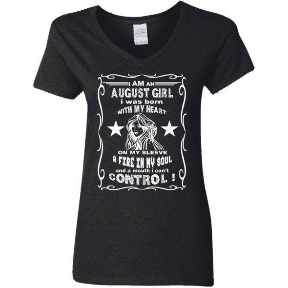 Limited Edition **August Girl Born With Heart On Sleeves** Shirts & Hoodie