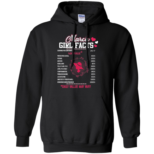 Limited Edition **March Girl Facts** Shirts & Hoodies