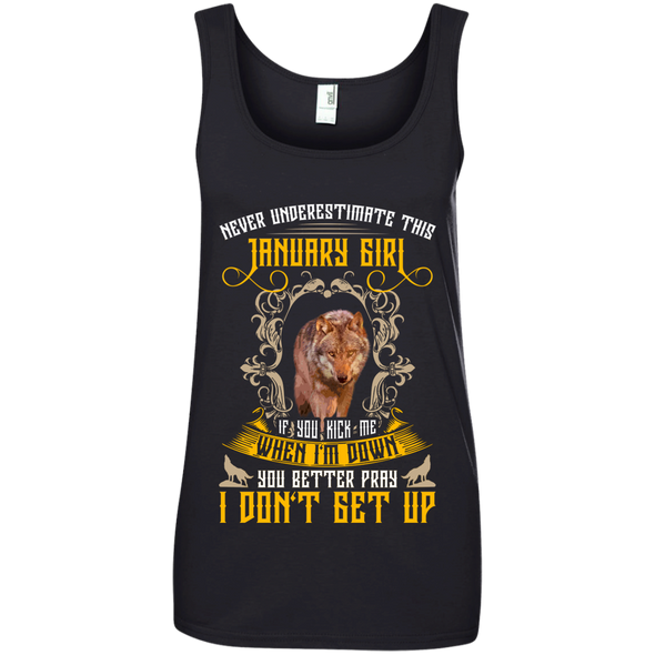 Newly Launched **Never Underestimate January Born Girl** Shirts & Hoodies