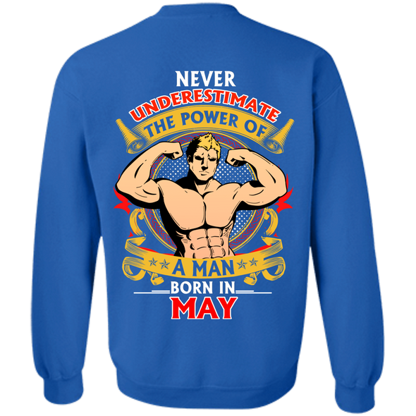 Limited Edition **Power Of A Man Born In May** Shirts & Hoodies