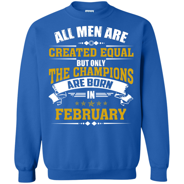 Limited Edition **Champions Are Born In February** Shirts & Hoodies