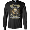 Newly Arrived **I Am A Nice Person** Men's Front Print Shirts & Hoodies