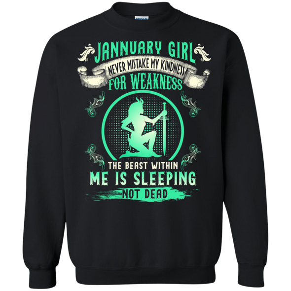 Limited Edition **Sleeping Beast January Girl** Shirts & Hoodies