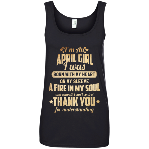 Newly Published **April Girl With Heart & Soul** Shirts & Hoodies