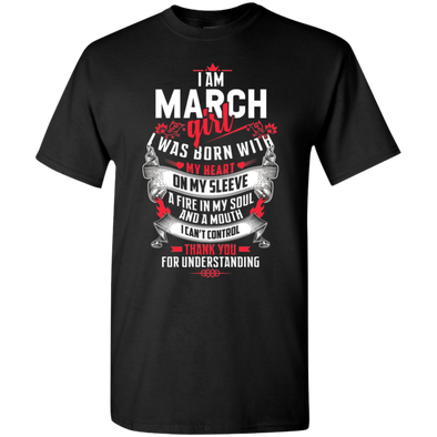 Limited Edition **March Girl With Heart & Soul** Shirts & Hoodies