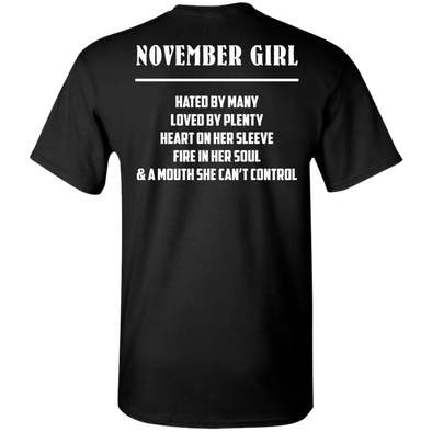 LIMITED EDITION NOVEMBER GIRL SHIRTS & HOODIES