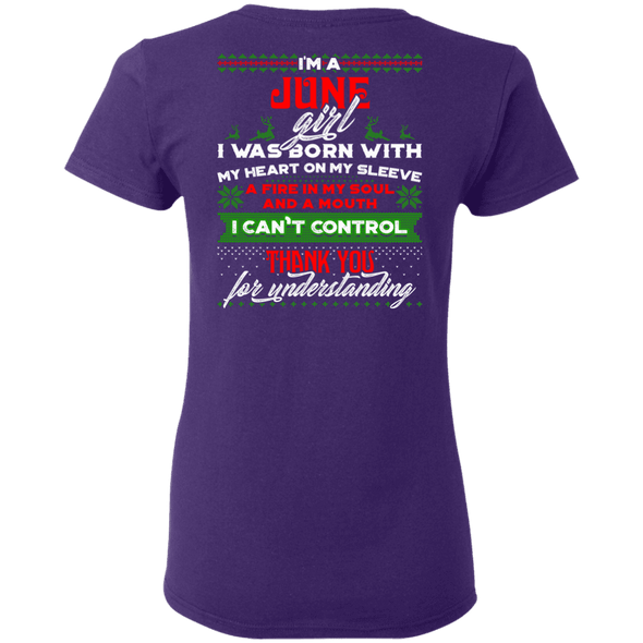 LIMITED EDITION JUNE GIRL CHRISTMAS BACK PRINT SHIRTS & HOODIES