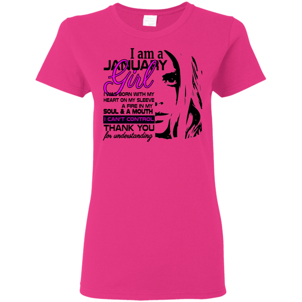 Newly Launched**January Born Girl Shirts & Hoodies**