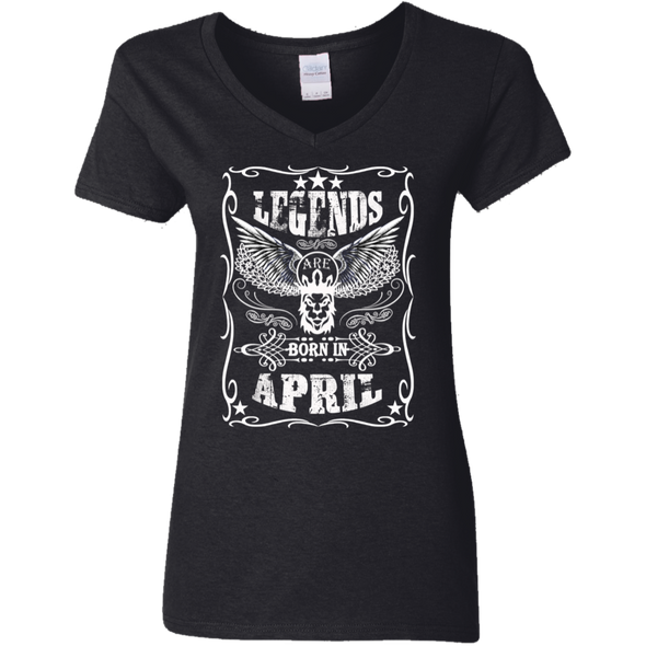 Newly Launched **Legends Are Born In April** Shirts & Hoodies