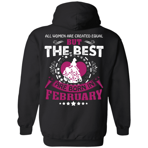 Limited Edition Best Are Born In February Back Print Shirts & Hoodies