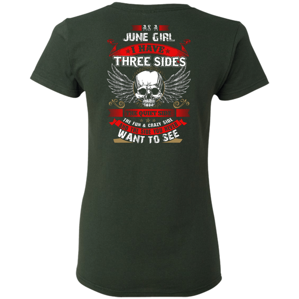 Limited Edition **June Girl With Three Sides** Shirts & Hoodies