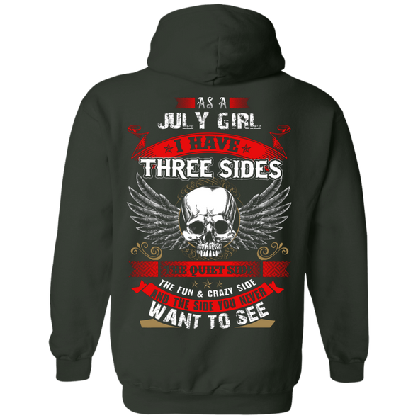 Limited Edition **July Girl With Three Sides** Shirts & Hoodies