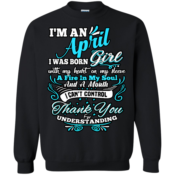 Latest Edition **April Girl With Fire In A Soul** Shirts & Hoodies