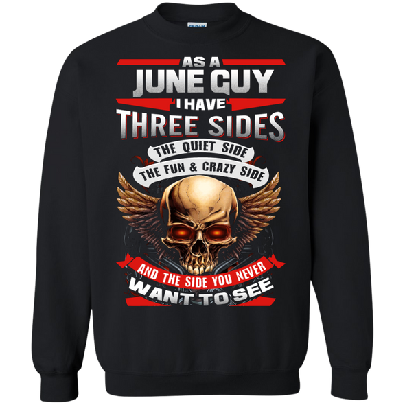 Limited Edition **June Born Guy With Three Side** Shirts & Hodiee