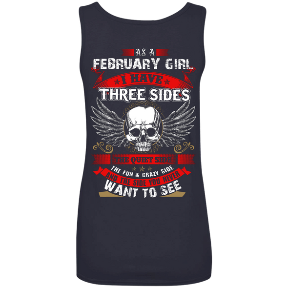 Limited Edition **February Girl With Three Sides** Shirts & Hoodies
