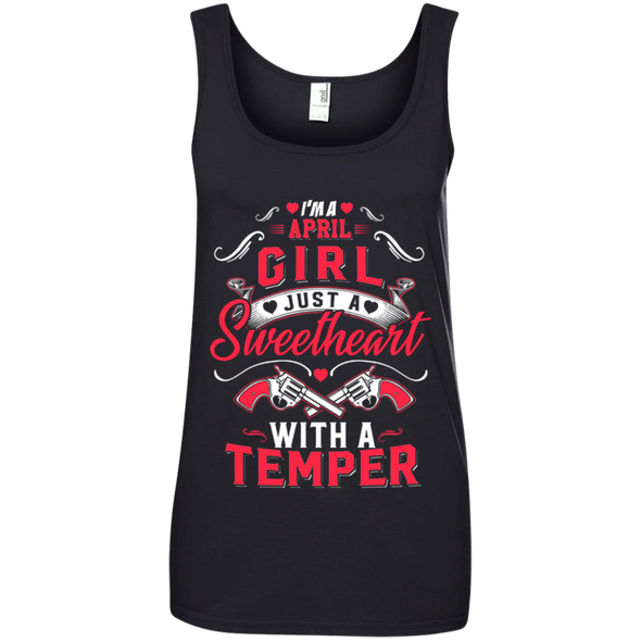 Sweetheart With Temper April Girl **Shirts & Hoodies