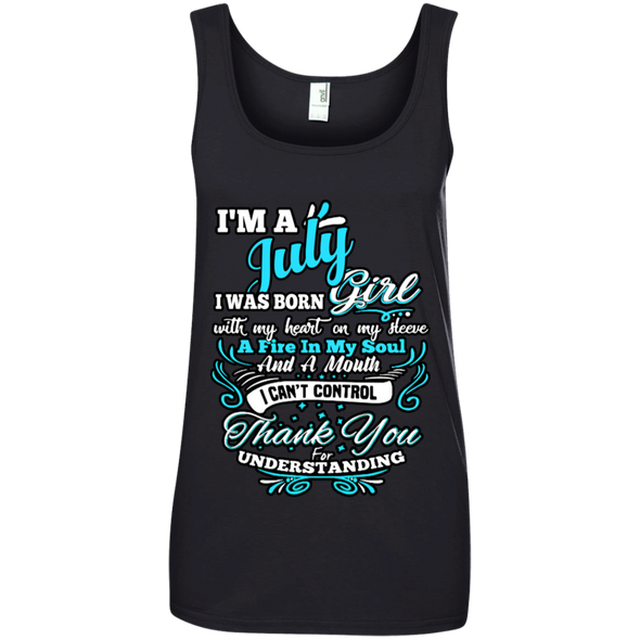 Latest Edition **July Girl With Fire In A Soul** Shirts & Hoodies