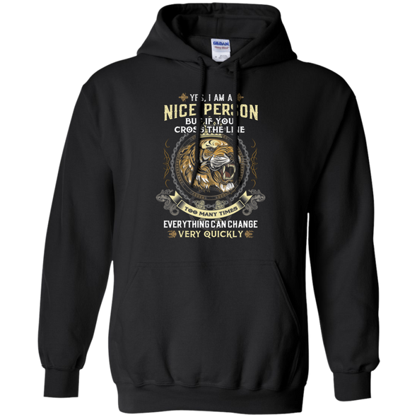 **I Am A Nice Person** Women Front Print Shirts & Hoodies