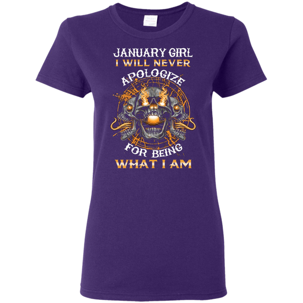 New Edition**January Girl Will Never Apologize** Shirts & Hoodies