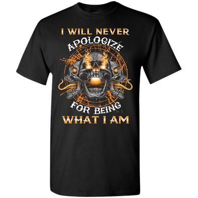 Limited Edition **I will Never Apologize** Quotation Shirt & Hoodies