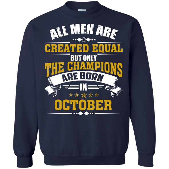 Limited Edition **Champions Are Born In October** Shirts & Hoodies