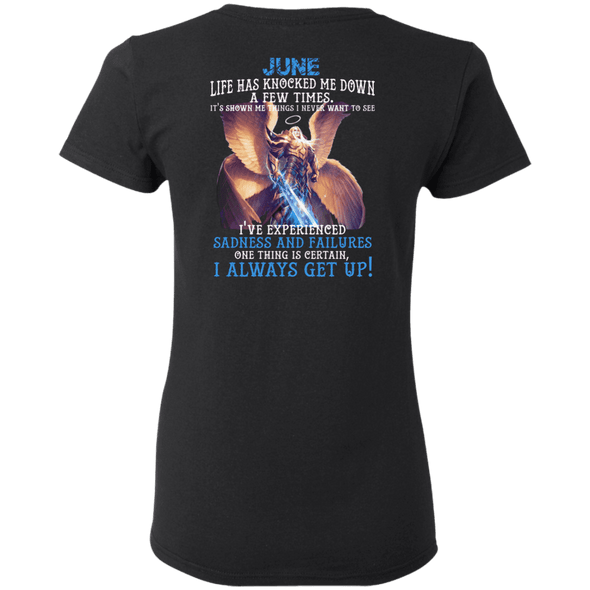 Limited Edition June Born Life Has Knocked Down Shirts & Hoodie