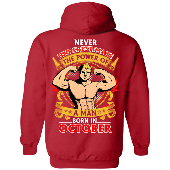 Limited Edition **Power Of A Man Born In October** Shirts & Hoodies