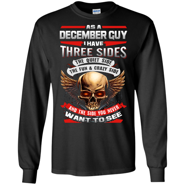 Limited Edition **December Born Guy With Three Side** Shirts & Hodiee