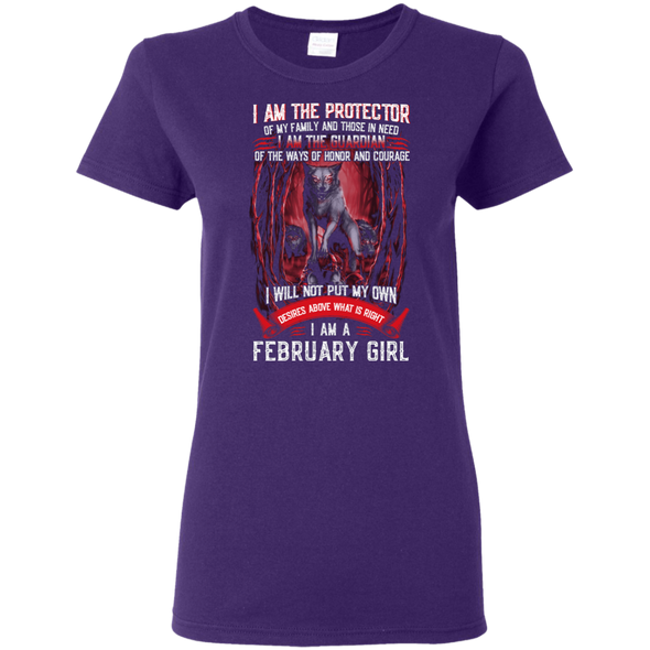 Limited Edition **February Girl The Protector & The Guardian** Shirts & Hoodies