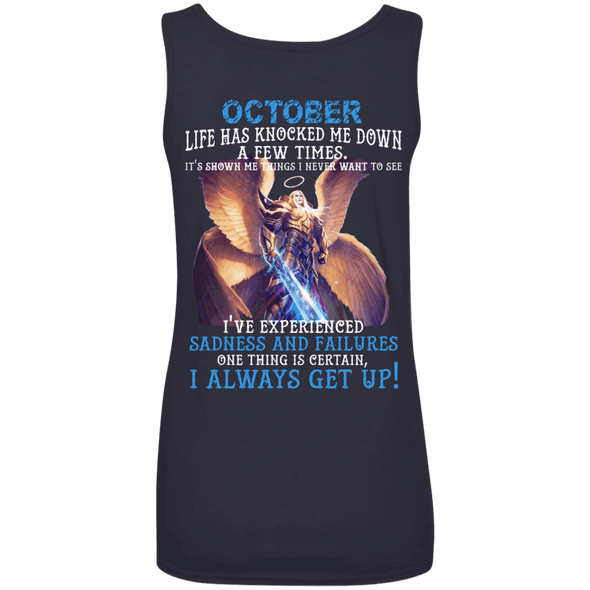 Limited Edition October Born Life Has Knocked Down Shirts & Hoodie